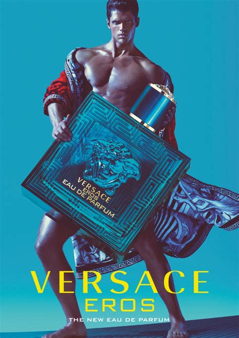 versace eros cologne model